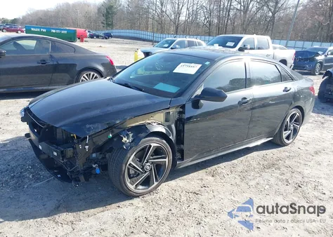 2023 Hyundai Elantra N Line from USA, damaged, VIN KMHLR4AF9PU609633